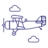 Propeller Plane 3 Illustration from UX Line Set