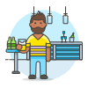 Bar Client 2 2 Illustration from UX Colors Set