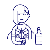 Bar Client 6 2 Illustration from UX Line Set