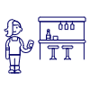 Bar Client 7 2 Illustration from UX Line Set