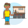 Bar Client 7 4 Illustration from UX Colors Set