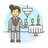 Party Attentdant 2 5 Illustration from UX Colors Set