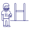 American Football 1 illustration - Free transparent PNG, SVG. No sign up needed.