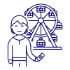 Amusement Parks 1 Illustration from UX Line Set