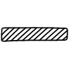 Censorship Horizontal 1 Non Filled Element from Variable Scribbles Set