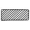 Censorship Horizontal 3 Non Filled Element from Variable Scribbles Set