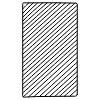 Censorship Vertical 1 Non Filled Element from Variable Scribbles Set