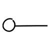 Line Bullet Point Right Non Filled Element from Variable Scribbles Set