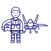 Air Force Pilot 1 illustration - Free transparent PNG, SVG. No sign up needed.