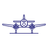 Air Force Plane 2 Illustration from UX Line Set