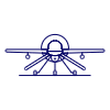 Military Drone 1 Illustration from UX Line Set