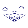 Stealth Aircraft illustration - Free transparent PNG, SVG. No sign up needed.