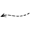 Arrow Wiggle Medium Element from Beveled Scribbles Set