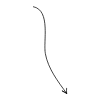 Line Arrow Wiggle Line Head Long 8 Element from Variable Scribbles Set