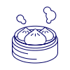 Steam Dumpling Illustration from UX Line Set