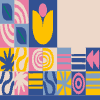 Mixed Tile Background 2 Element from Backgrounds - Mixed Style Set