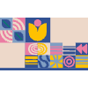 Mixed Tile Background 4 Element from Backgrounds - Mixed Style Set
