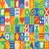 Tile Background 01 Element from Backgrounds Blocks - Rectangular Set