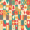 Tile Background 03 Element from Backgrounds Blocks - Rectangular Set