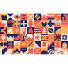 Tile Background 06 Element from Backgrounds Blocks - Rectangular Set