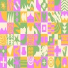 Tile Background 07 Element from Backgrounds Blocks - Rectangular Set