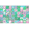 Tile Background 08 Element from Backgrounds Blocks - Rectangular Set