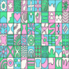 Tile Background 08 Element from Backgrounds Blocks - Rectangular Set