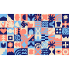 Tile Background 11 Element from Backgrounds Blocks - Rectangular Set