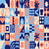 Tile Background 11 Element from Backgrounds Blocks - Rectangular Set