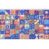 Tile Background 11 Element from Backgrounds Blocks - Rectangular Set