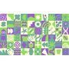 Tile Background 13 Element from Backgrounds Blocks - Rectangular Set