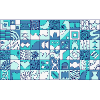 Tile Background 14 Element from Backgrounds Blocks - Rectangular Set