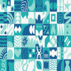 Tile Background 14 Element from Backgrounds Blocks - Rectangular Set
