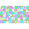 Tile Background 16 Element from Backgrounds Blocks - Rectangular Set