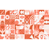 Tile Background 17 Element from Backgrounds Blocks - Rectangular Set