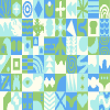 Tile Background 19 Element from Backgrounds Blocks - Rectangular Set