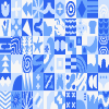 Tile Background 22 Element from Backgrounds Blocks - Rectangular Set