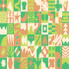 Tile Background 23 Element from Backgrounds Blocks - Rectangular Set