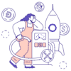 Gas Fees Altcoins Illustration from Bangalore - Pro Set