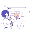 Finances Blockchain Network 01 Illustration from Bangalore - Pro Set