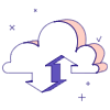 Cloud Sync 2 illustration - Free transparent PNG, SVG. No sign up needed.