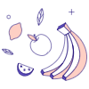 Banana Fruits illustration - Free transparent PNG, SVG. No sign up needed.