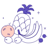 Pineapple Fruits illustration - Free transparent PNG, SVG. No sign up needed.