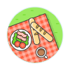 Picnic Lunch illustration - Free transparent PNG, SVG. No sign up needed.