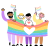 LGBT PRIDE illustration - Free transparent PNG, SVG. No sign up needed.