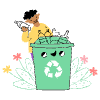 RECYCLE 2 illustration - Free transparent PNG, SVG. No sign up needed.