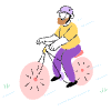 Ride Bicycle illustration - Free transparent PNG, SVG. No sign up needed.