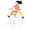 RIDE BYCICLE 2 illustration - Free transparent PNG, SVG. No sign up needed.