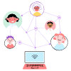 USERS NETWORK 1 illustration - Free transparent PNG, SVG. No sign up needed.