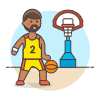 Sports Basketball 20 Illustration from UX Colors Set